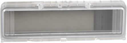 Transparent Polycarbonate Window 78x60x15mm, Lock Without Key