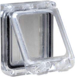 Transparent Polycarbonate Window 78mm x 60mm x 25mm, Lockable Cover