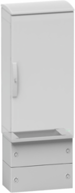 Polyester Glass-Reinforced Plinth for Thalassa Enclosures, 200 mm Height, 1244 mm Width, IP44, IK10