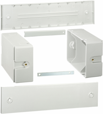 Polyester glassreinforced plinth for encl. PLM86 front opening IP44-IK10 RAL7035