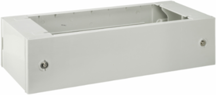 Polyester glassreinforced plinth for encl. PLM86 front opening IP44-IK10 RAL7035
