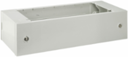 Polyester glassreinforced plinth for encl. PLM86 front opening IP44-IK10 RAL7035