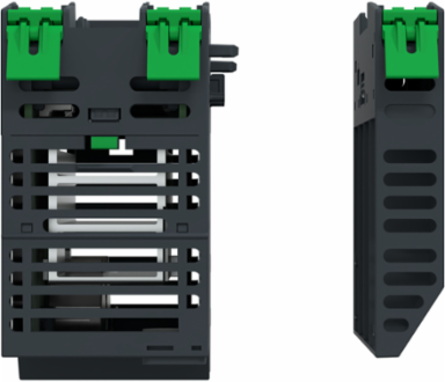 Network Interface Module + Base + Termination, EtherNet/IP, Modbus TCP, 100Mbps, 2 RJ45, Hardened, Modicon Edge I/O NTS