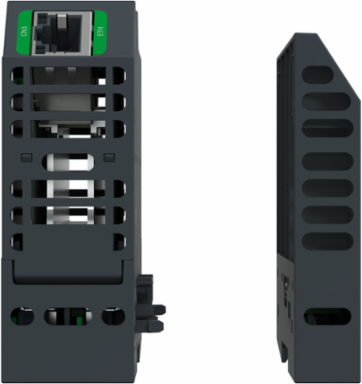 Network Interface Module + Base + Termination, EtherNet/IP, Modbus TCP, 100Mbps, 2 RJ45, Modicon Edge I/O NTS