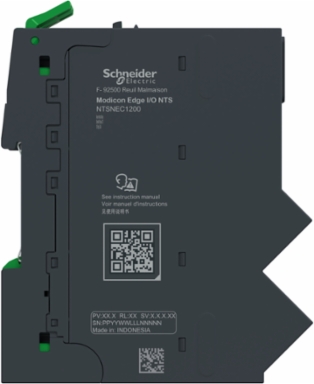 Network Interface Module + Base + Termination, EtherNet/IP, Modbus TCP, 100Mbps, 2 RJ45, Modicon Edge I/O NTS