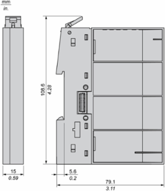 Spare Cluster Termination, Hardened, Modicon Edge I/O NTS