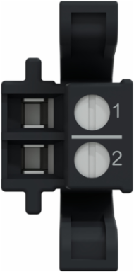 Screw Terminal Block, 2 Points, 5mm Pitch, Use on Power Supply Module, Hardened, Modicon Edge I/O NTS