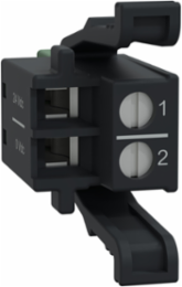 Screw Terminal Block, 2 Points, 5mm Pitch, Use on Power Supply Module, Hardened, Modicon Edge I/O NTS