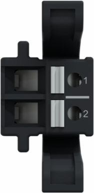 Spring Terminal Block, 2 Points, 5mm Pitch, Use on Power Supply Module, Hardened, Modicon Edge I/O NTS