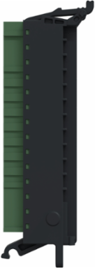 Screw Terminal Block, 12 Points, 5mm Pitch, Without Cover, Use on Low Height Module, Hardened, Modicon Edge I/O NTS