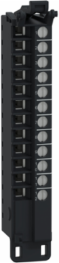 Screw Terminal Block, 12 Points, 5mm Pitch, Without Cover, Use on Low Height Module, Hardened, Modicon Edge I/O NTS