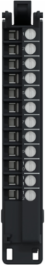 Screw Terminal Block, 12 Points, 5mm Pitch, Without Cover, AC, Use on Low Height Module, Hardened, Modicon Edge I/O NTS
