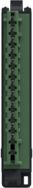 Screw Terminal Block, 12 Points, 5mm Pitch, Without Cover, AC, Use on Low Height Module, Hardened, Modicon Edge I/O NTS