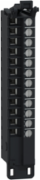 Screw Terminal Block, 12 Points, 5mm Pitch, Without Cover, AC, Use on Low Height Module, Hardened, Modicon Edge I/O NTS
