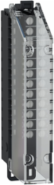 Screw Terminal Block, 12 Points, 5mm Pitch, With Cover, AC, Use on Low Height Module, Hardened, Modicon Edge I/O NTS