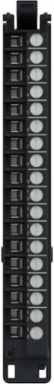 Screw Terminal Block, 18 Points, 5mm Pitch, Without Cover, Use on High Height Module (X), Hardened, Modicon Edge I/O NTS