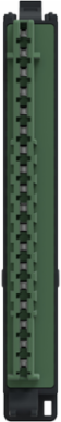 Spring Terminal Block, 18 Points, 5mm Pitch, Without Cover, Use on High Height Module (X), Hardened, Modicon Edge I/O NTS