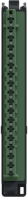 H TERMBLOCK 18 PTS + COVER SPRING 5MM DC