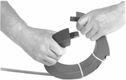 AccuSine+ current transformer - 2500/1 - Round Split Core - diam: 152.4mm