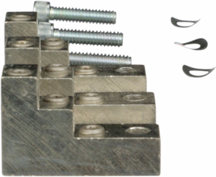 PowerPacT Circuit Breaker Accessory, Standard Type, Aluminum/Copper, Qty 3