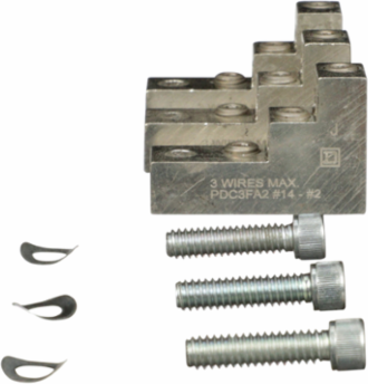 PowerPacT Circuit Breaker Accessory, Standard Type, Aluminum/Copper, Qty 3