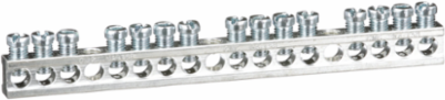 QO Loadcentre Equipment Ground Bar Assembly, 15 Connectors, 0.312 Inch Depth