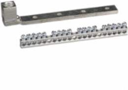 QO Ground Bar Kit - 224 mm Length, 19 Connectors, Mounting Holes