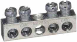 QO Load Center Ground Bar Kit, 1.67 Inch Length, 4 Connectors