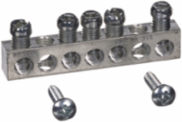 QO Load Center Ground Bar Assembly, 5 Connections, 2.25 Inch Long