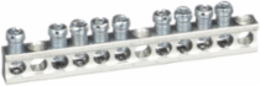 Loadcentre Equipment Ground Bar Assembly with 9 Connectors, 96 mm Length