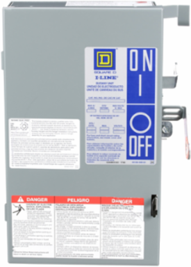 I-Line Busway Plug-in Unit, 30A, 240V AC, 3 Pole, Fusible Disconnect