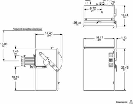 200A Fusible Plug-in Unit, 600V AC, 3 Pole, I-Line Busway