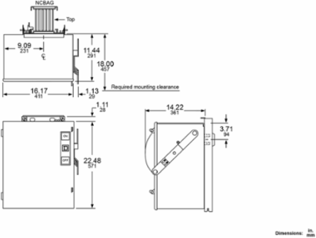 I-Line Busway Plug-in Unit, 200A, 600V, 4 Pole, Vertical Riser