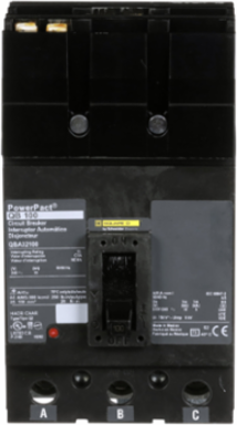 PowerPact Q Circuit Breaker, 100A, 3 Pole, 240V AC, 10kA, I-Line