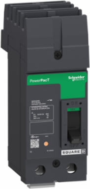 Circuit breaker, PowerPacT Q, I-Line, thermal magnetic, 150A, 2 pole, 25 kA, 240 VAC, phase BA