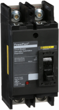 PowerPacT Q Circuit Breaker, 125A, 2 Pole, 65kA, Thermal Magnetic