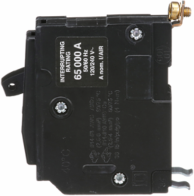 Mini Circuit Breaker 15A 1 Pole 120/240V AC 65kA Bolt-On Mount