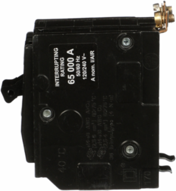 Mini Circuit Breaker 20A 2 Pole 120/240V AC 65kA Bolt-On Mount