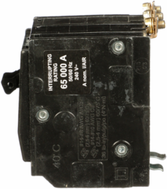 Miniature Circuit Breaker 15A 3 Pole 120/240VAC 65kA Bolt-On Mount