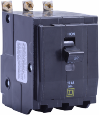 Mini Circuit Breaker 25A 3 Pole 120/240VAC 65kA Bolt-On Mount