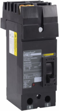 Circuit breaker, PowerPacT Q, 225A, 2 pole, 240VAC, 100kA, I-Line, thermal magnetic, 80%, AC