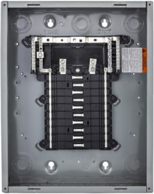 QO Load Center, 1 Phase, 12 Spaces, 12 Circuits, 125A Main Lugs, NEMA 1
