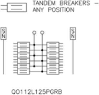 QO Load Center 1 Phase 12 Spaces 24 Circuits 125A NEMA 3R