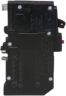 Mini Circuit Breaker 15A 1 Pole 120VAC 10kA Plug-in Mount