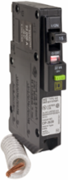 Mini Circuit Breaker 15A 1 Pole 120V AC 22kA Ground Fault Class A