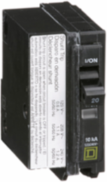Mini Circuit Breaker 20A 1 Pole 120/240V AC 10kA Plug-In Mounted