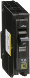 Mini Circuit Breaker 20A 1 Pole 120/240VAC 10kA High Density Discharge