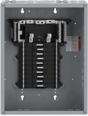 QO Load Center, 1 Phase, 20 Spaces, 24 Circuits, 125A Main Lugs, NEMA 1