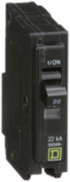Mini Circuit Breaker 20A 1 Pole 120/240VAC 22kA Plug-in Mount