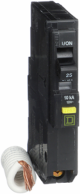 Mini Circuit Breaker 25A 1 Pole 120VAC 10kA Ground Fault Class A